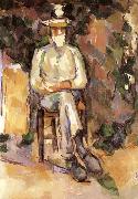 Paul Cezanne Portrait du jardinier Vallier Spain oil painting reproduction